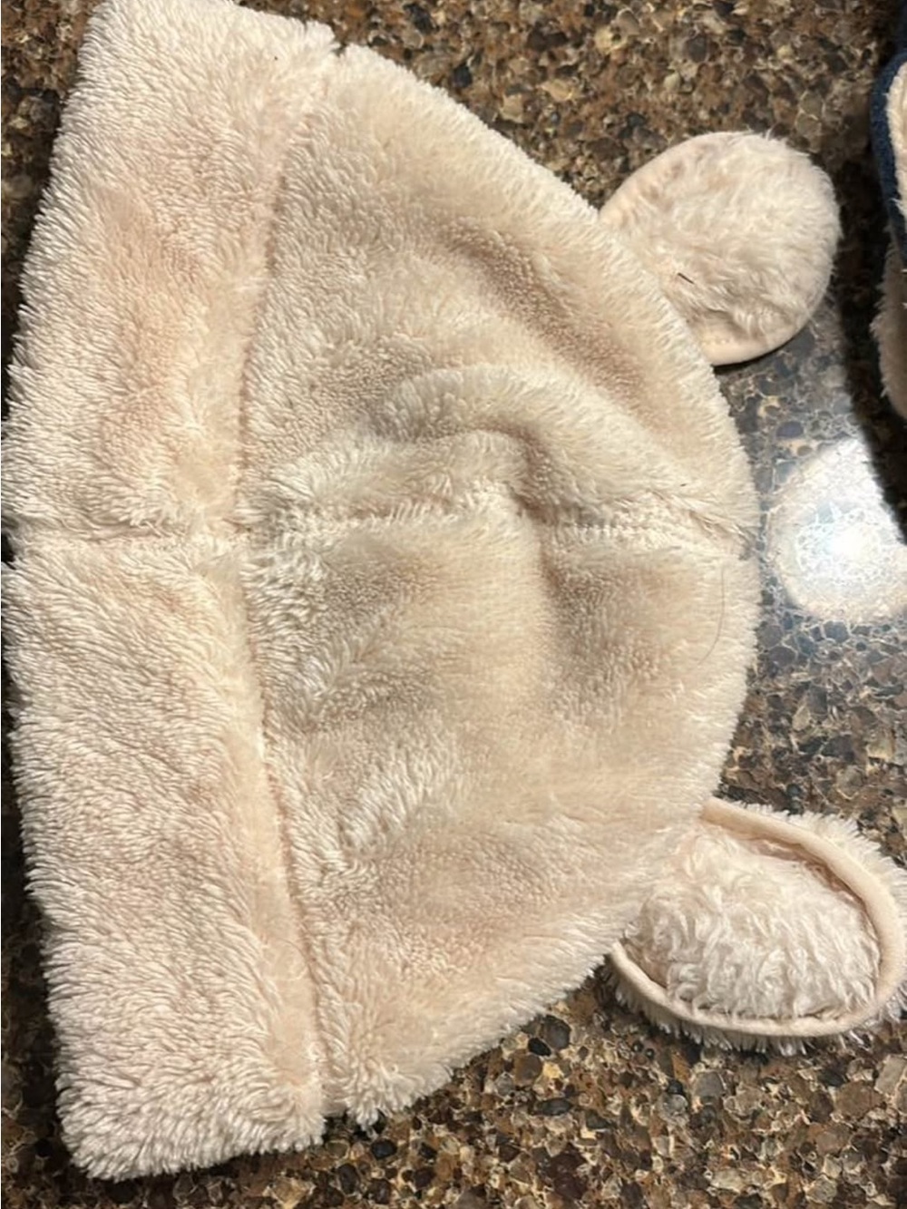 L.L. Bean Kids Fleece Hat, Balaclava & Mitten Set - Pink and Cream and Navy - Picture 5 of 5
